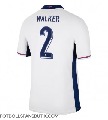 England Kyle Walker #2 Replika Hemmatröja EM 2024 Kortärmad